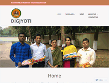 Tablet Screenshot of digjyoti.org